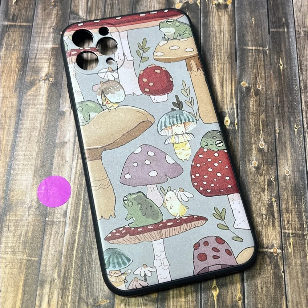 5for$10 Mushroom iPhone 11 Pro Max Protective Phone Case - Green Cottagecore